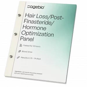 Hair Loss/ Post Finasteride/ Hormone Optimization Panel